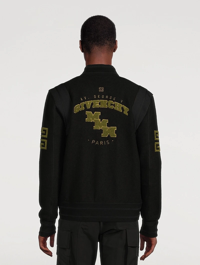 Wool College Varsity Jacket