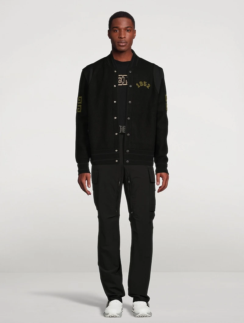 Wool College Varsity Jacket