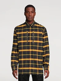 Oversized Shirt With Front Zips