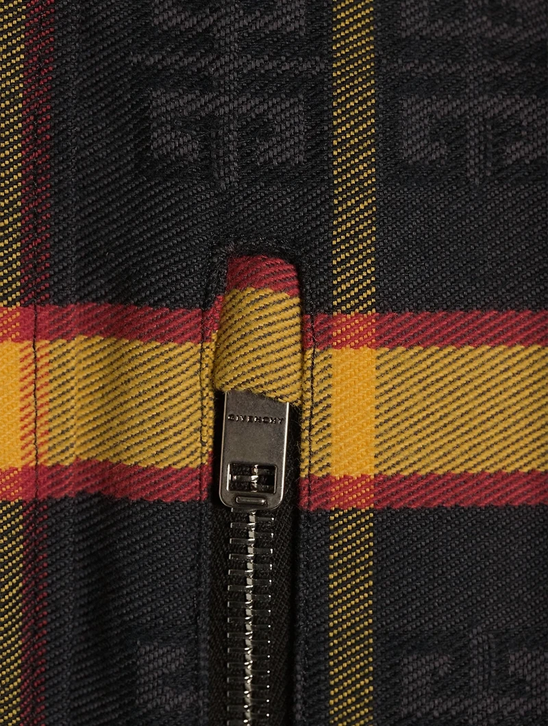Oversized Shirt With Front Zips