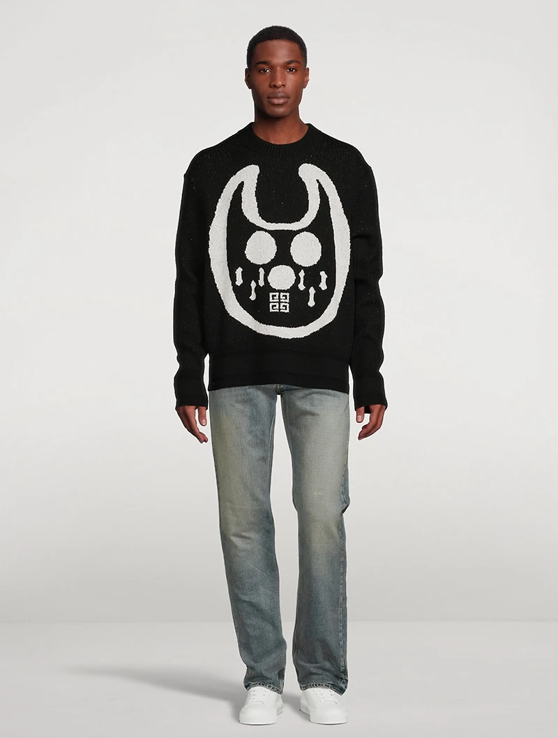 Hockey Mask Wool Sweater