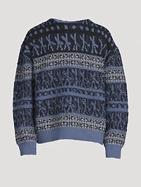 Wool Patchwork Sweater