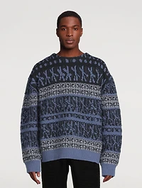 Wool Patchwork Sweater