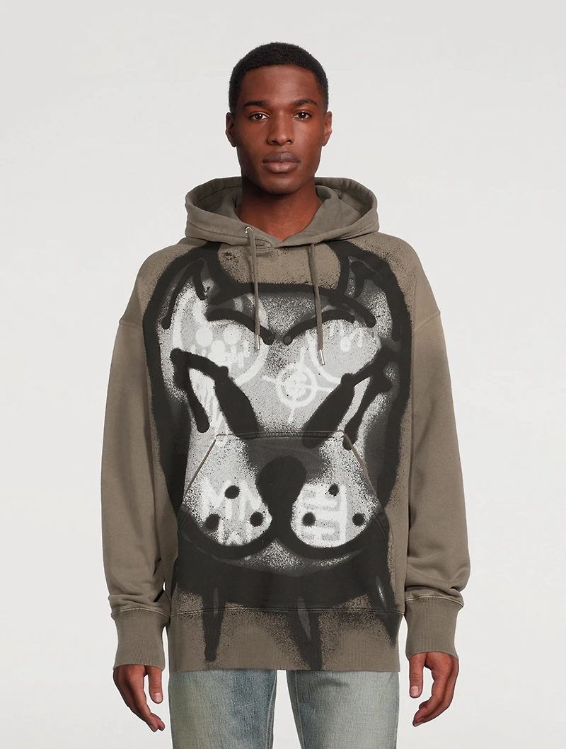 Collared Dog Oversized Hoodie