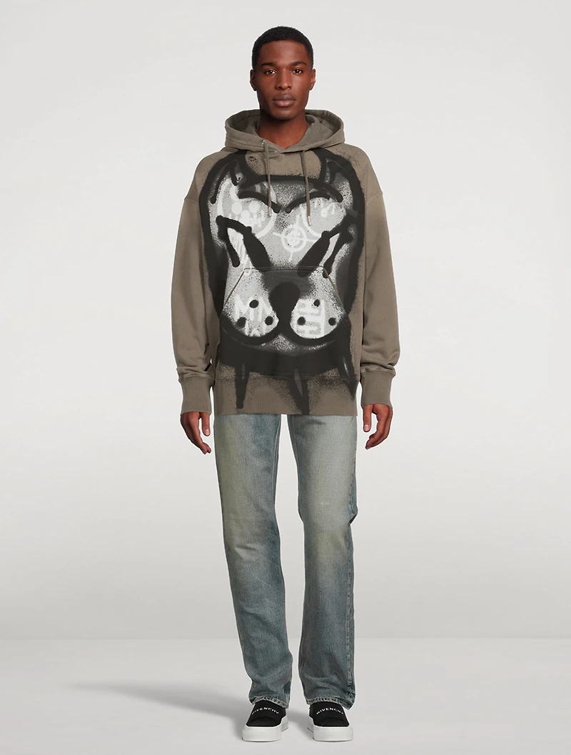 Collared Dog Oversized Hoodie