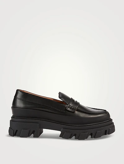 Leather Penny Loafers