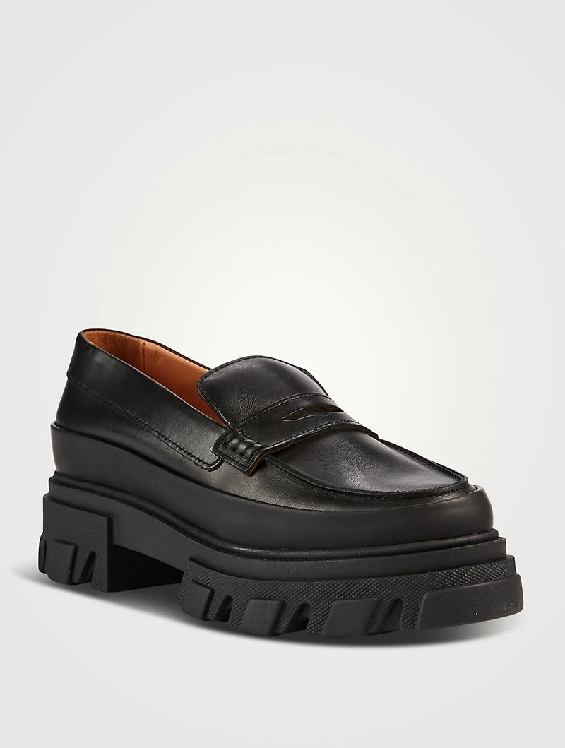 Leather Penny Loafers