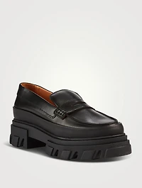 Leather Penny Loafers