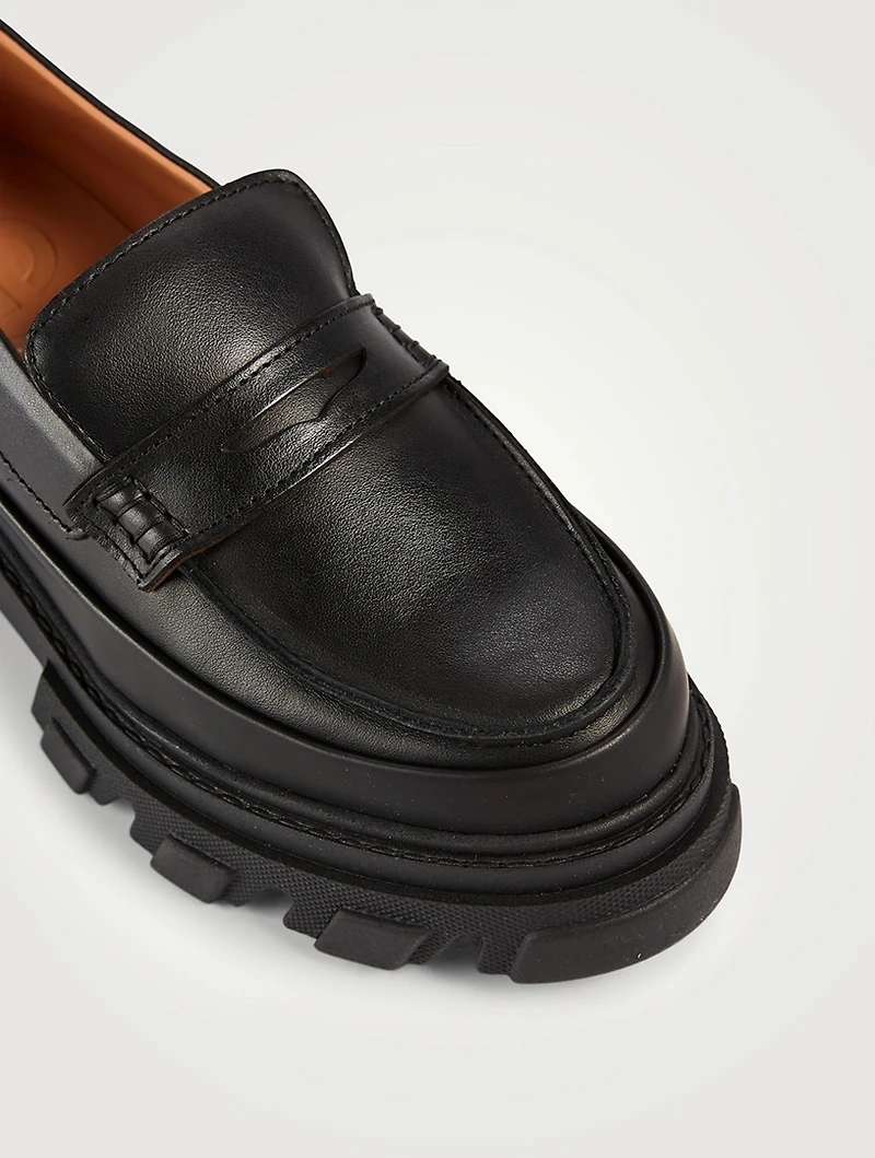 Leather Penny Loafers