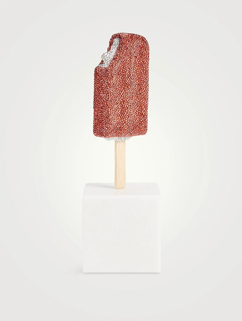 Small Dreamsicle Pop With Crystals