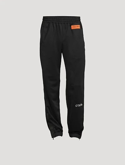 Cotton-Blend Track Pants