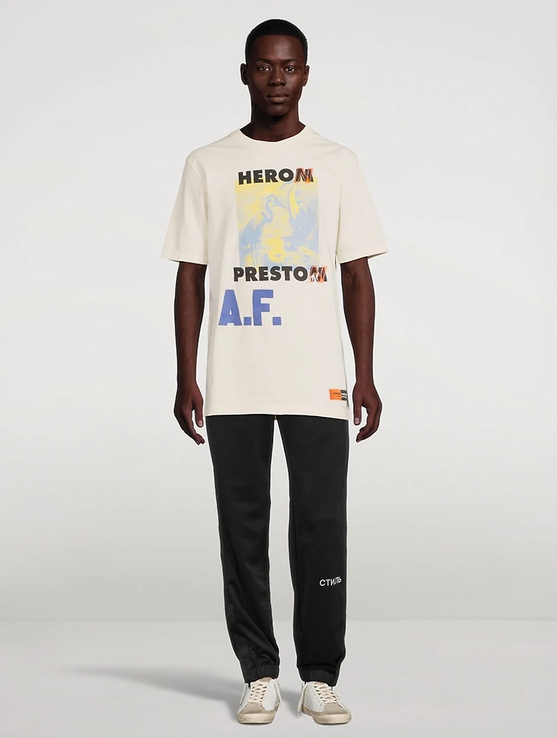 Cotton-Blend Track Pants