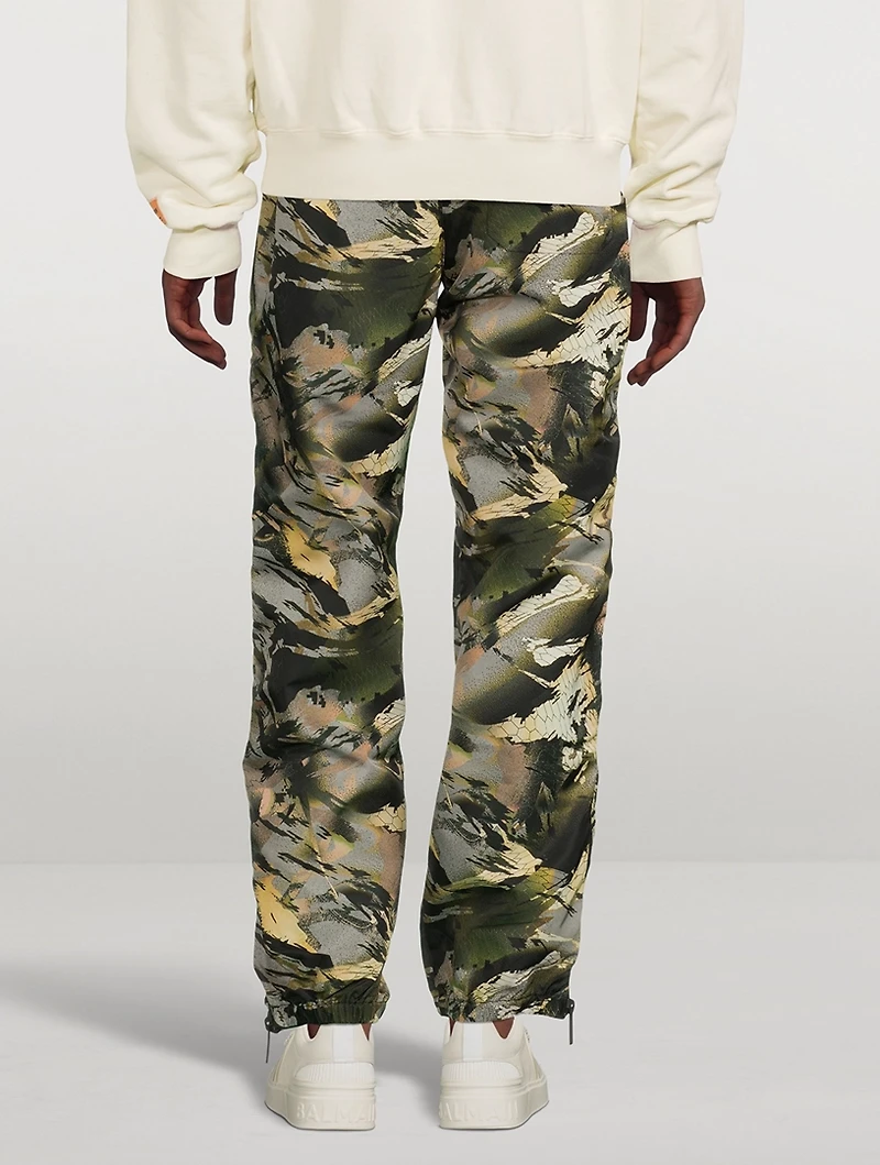 Nylon Full-Zip Track Pants