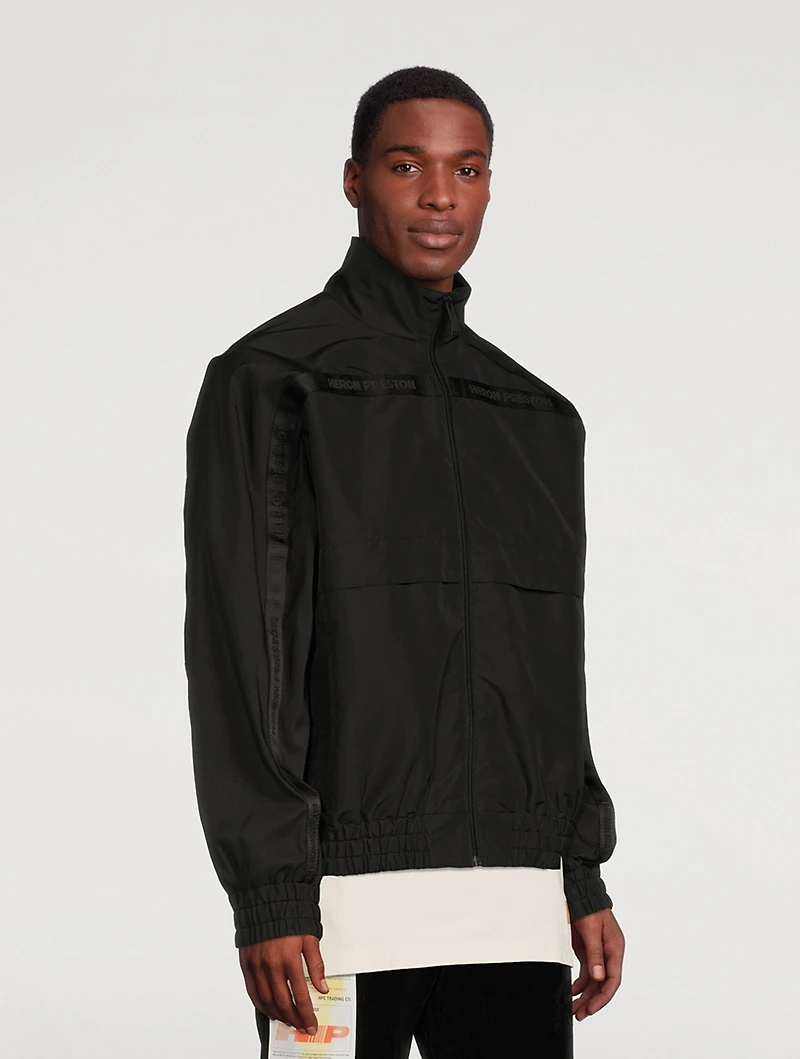 Ex-Ray Windbreaker Jacket With Logo Tape