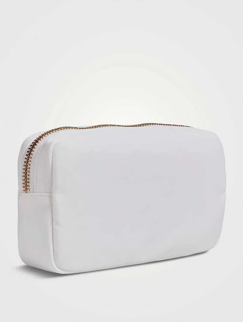 Small Nylon Pouch With Bride Lettering