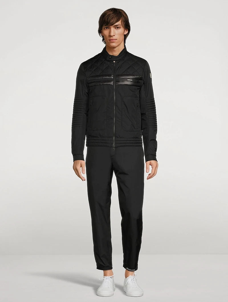 Atiu Nylon Down Biker Jacket