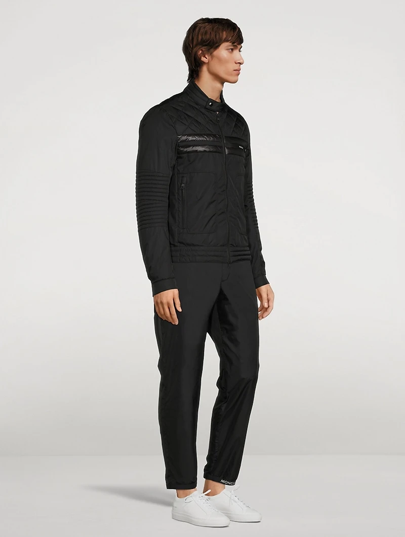 Atiu Nylon Down Biker Jacket