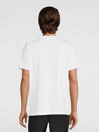 Cotton T-Shirt Circuit Print