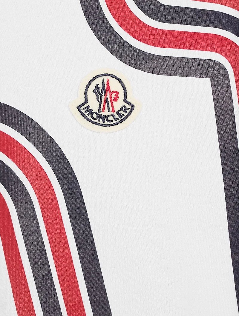 Cotton T-Shirt Circuit Print