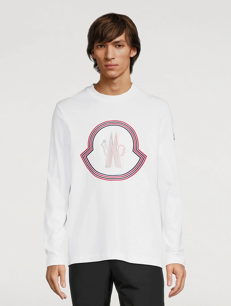 Cotton Long-Sleeve T-Shirt With Logo