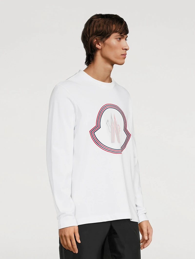 Cotton Long-Sleeve T-Shirt With Logo