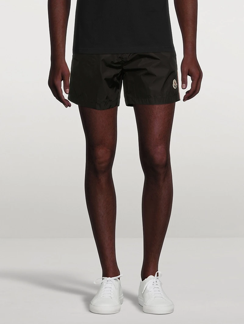 Nylon Tricolour Swim Shorts