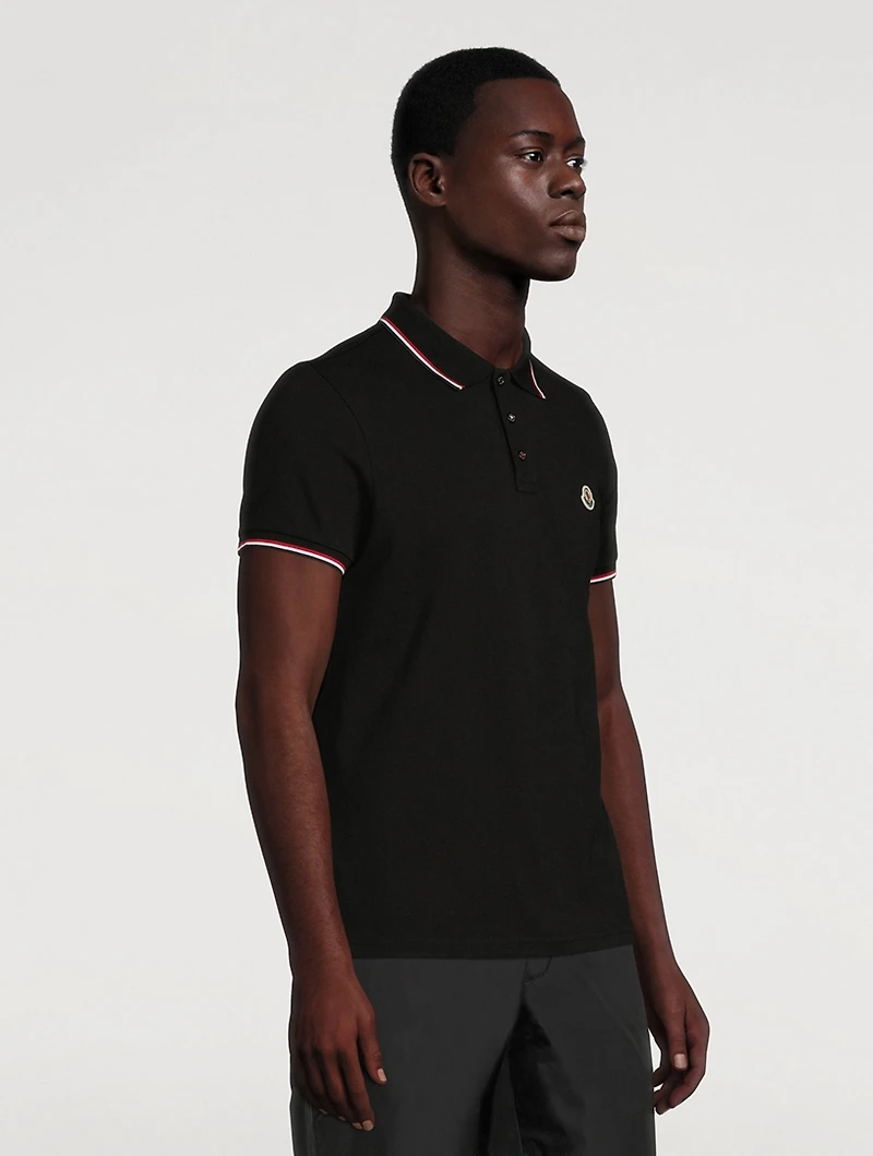 Cotton Short-Sleeve Polo Shirt