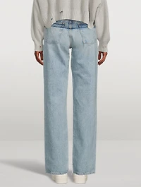Hybrid Wide-Leg Jeans