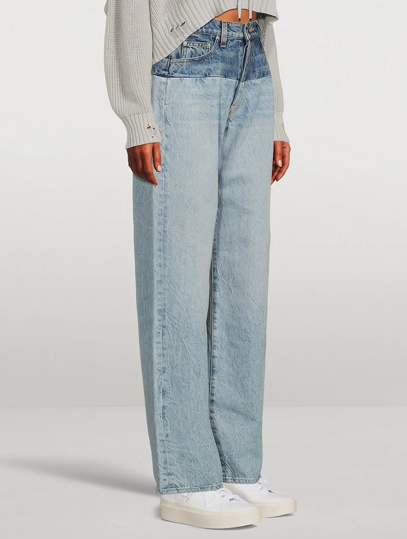 Hybrid Wide-Leg Jeans
