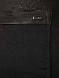 Skinny Jeans With Leather Band