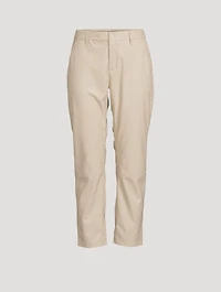 Caden Faux Leather Tailored Trousers