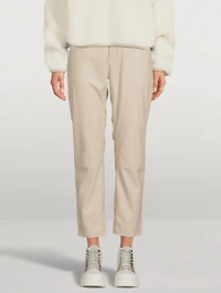 Caden Faux Leather Tailored Trousers