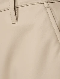 Caden Faux Leather Tailored Trousers