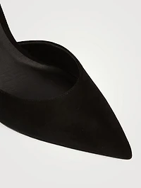 Cleo Crystal Suede Stiletto Pumps