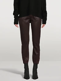 Mayslie Coated Denim Joggers
