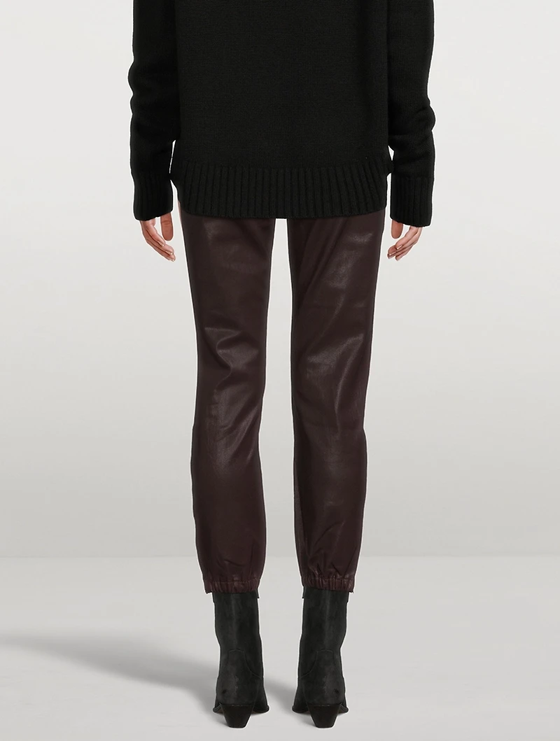 Mayslie Coated Denim Joggers