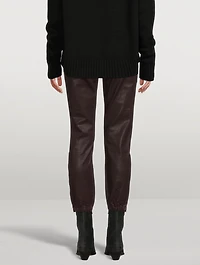 Mayslie Coated Denim Joggers