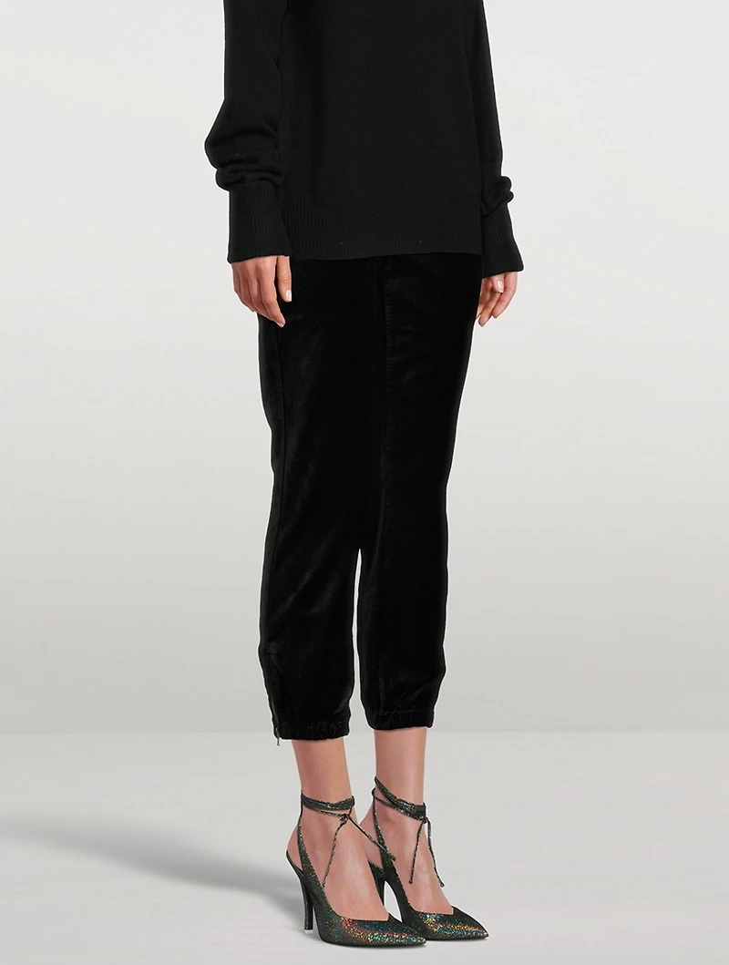 Mayslie Velvet Joggers