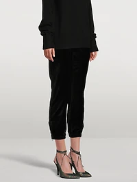 Mayslie Velvet Joggers