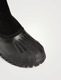 Balbi Suede And Rubber Ankle Boots