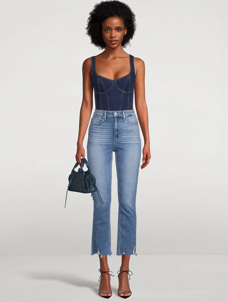 Flaunt Accent Straight-Leg Jeans