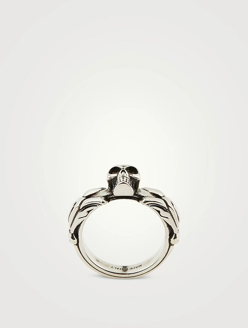 Textured Skull Ring