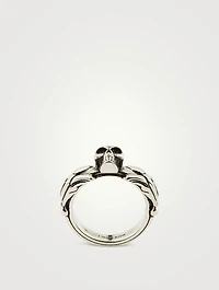 Textured Skull Ring
