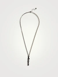 Graffiti Cut-Out Necklace