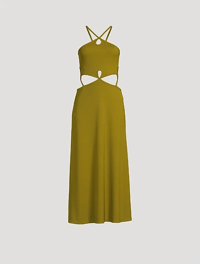 Loophole Cutaway Sleeveless Dresses