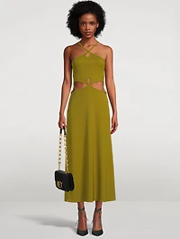 Loophole Cutaway Sleeveless Dresses