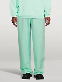 Cotton Fleece Logo Sweatpants
