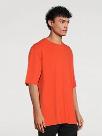 Cotton Logo Oversized T-Shirt