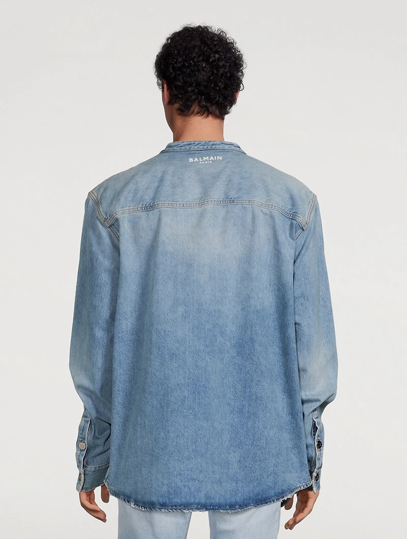 Buttoned Denim Shirt