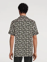 Short-Sleeve Shirt Monogram Print